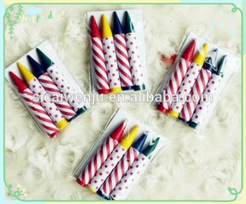 4pcs packed watercolor art craft paint with wax crayons