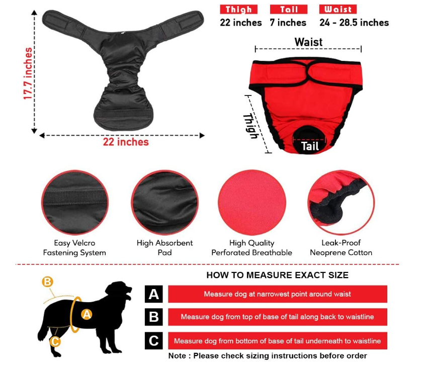 Male & Female Dog Diapers