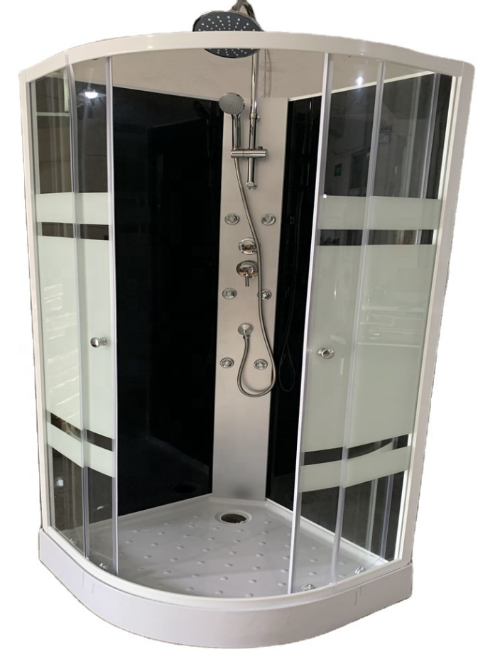 Slide Doors Shower Room Silk Glass