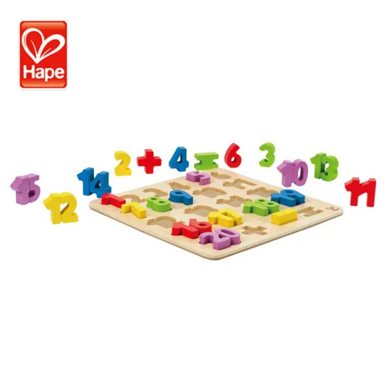 Intelligent safe material wooden toy cube puzzle