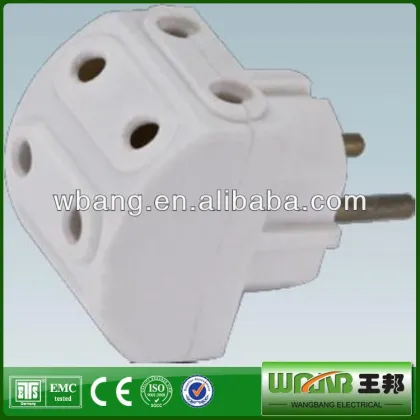 Electric Three Pin Plug Socket