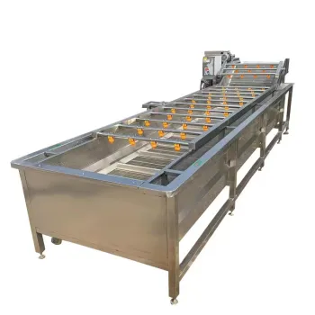 Horizontal Fruit and Vegetable Washer: Cassava, Apricot, Tomato, and Raisin Cleaning Machine - Price