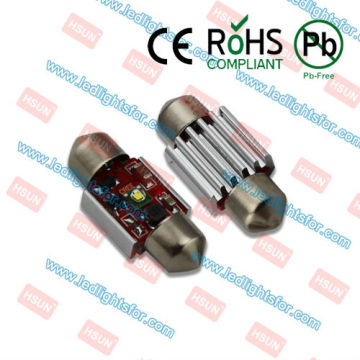 Canbus high power festoon led, 5w cree 31mm led, 5w cree c3w led