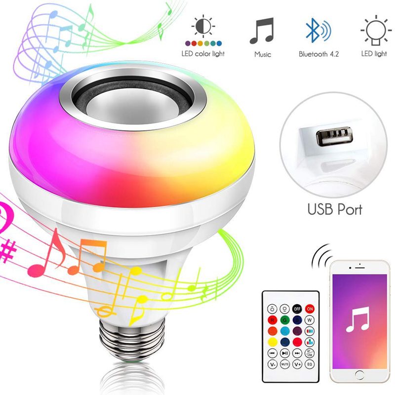 Colour Music LED Light Bulb