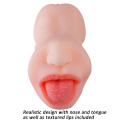 Movable Tongue pussy Masturbator Sex Vaginal Products