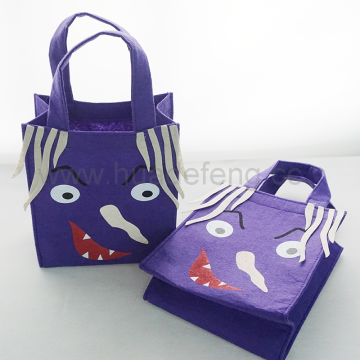Lila Griff Einkaufstaschen Halloween Candy Bag