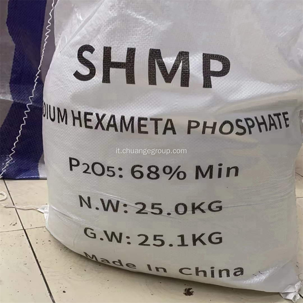 Esametafosfato di sodio granulare SHMP