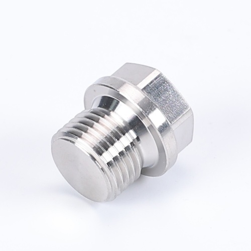 Precision stainless steel DIN910 hexagon head plug screws with flange