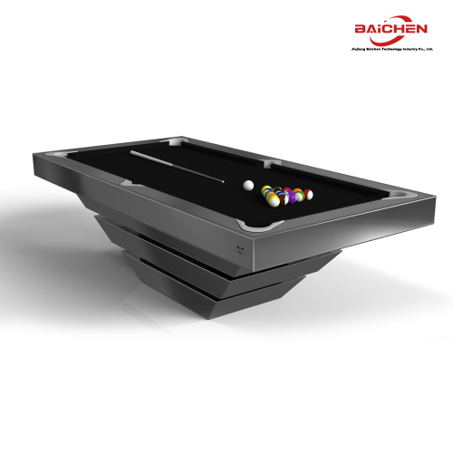 minimalist gri bilardo masası modern ev