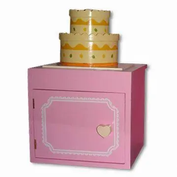 Doll's Bedside Table with Birthday Cake