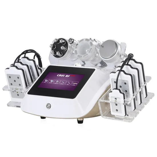 Portable vacuum cavitation system 6 in 1 with laser