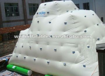 summer climbing inflatable iceberg / floating iceberg water toy