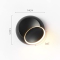 LEDER Northern Europe Circle Metals Wall Lights