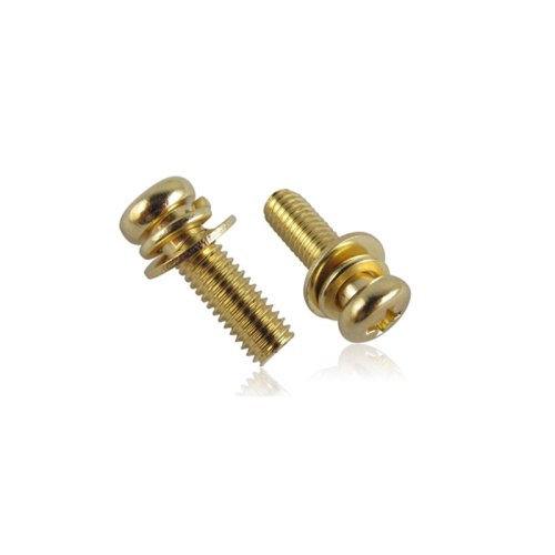 Cross Pan Head Bolts Along with Washer Assemblies