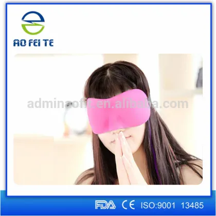 Airline sleeping satin eye mask with ear plug ST7078