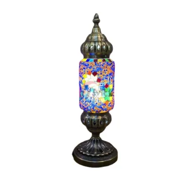 European Moroccan Style Handcrafted Glass Mosaic Lampshade