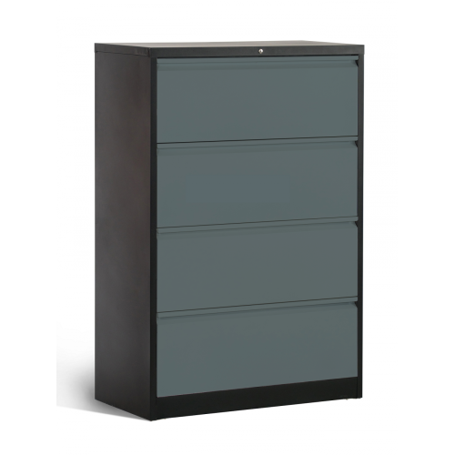 Metal Drawer Storage Cabinet 4 Drawer Lateral Metal Filing Cabinets Manufactory