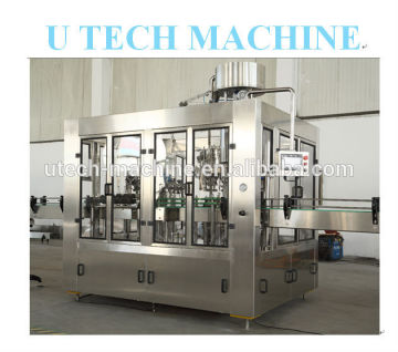 Automatic alcohol wine bottling line