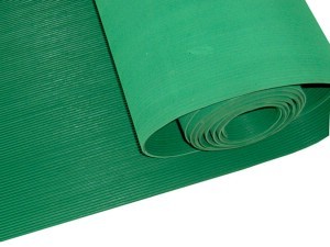 fine ribbed rubber sheet, rubber mat