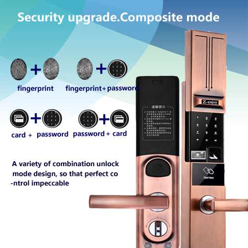 Fechadura da porta de impressão digital com controle remoto