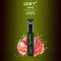 2021 Nuevo modelo Iget King 2600puffs Vapo desechable