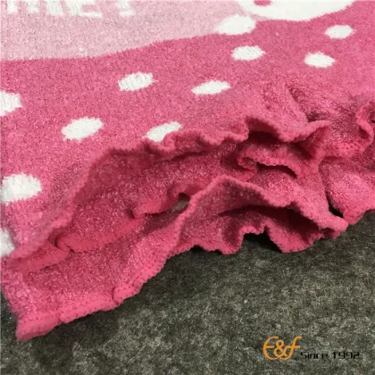 Pink Jacquard Knitted Warm Short Pants for Babies