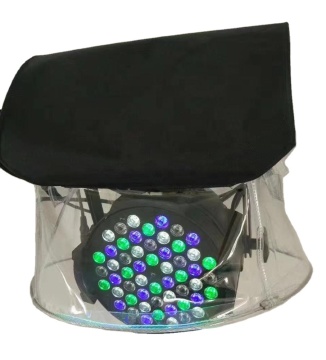 Rain Cover for Stage Light Moving Head LED PAR Light - Black and Transparent