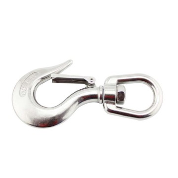 Stainless Steel Eye Swivel Crane Hook with Latch Seller