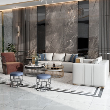 Foshan Modern Stylish Functional Furniture Modular Fabric Sectional Sofa Set