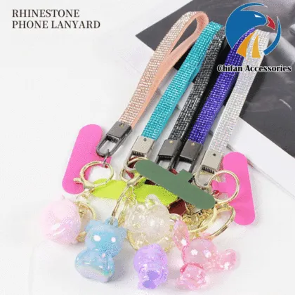 Shimmering Diamond Phone Strap