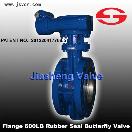 Flange Rubber Seal butterfly valve 600LB