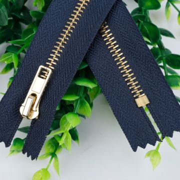 Atistic 14 inch metal clothing zippers for sale