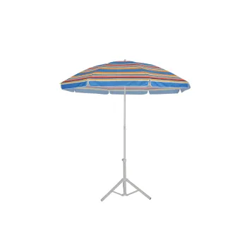 Colorful Stripe Beach Umbrella for Outdoor Use