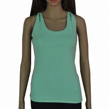 Yoga Vest, Latest Design, Made of Supplex (Nylon and Spandex)