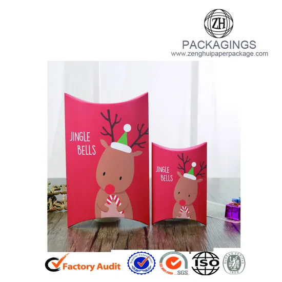 Christmas paper candy packaging box for chocolate