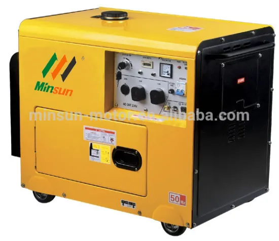 Best seller! silent type generator 5kw for home use