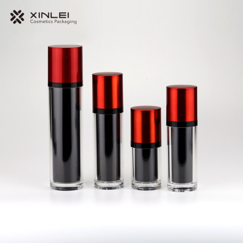 50ml red pump cosmetics cream lotion bottle