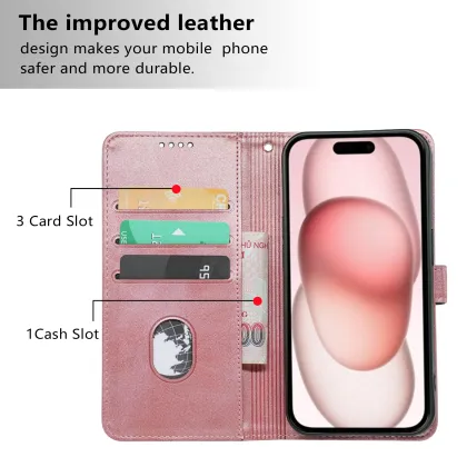 Leather Mobile Back Cover Magnetic Folio Flip Case for Honor Phones