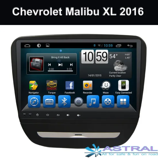 Chevrolet Car Cd Player Exporters Android 2 Din Malibu XL 2016