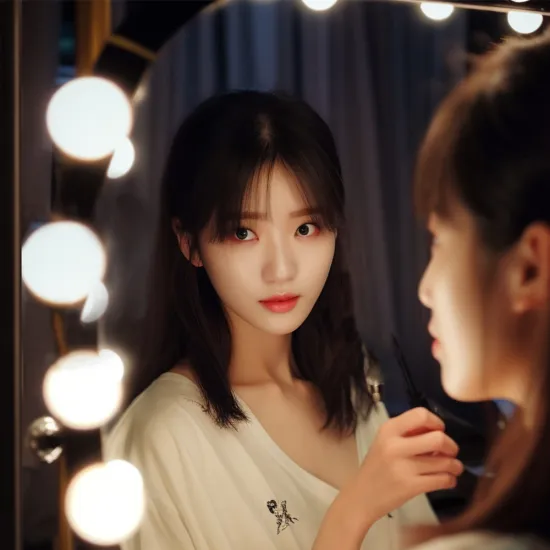 OEM Hollywood Style Dimmable Smart Mirror Vanity LED Lights for Bathroom