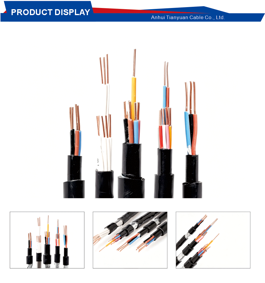 copper core control cables