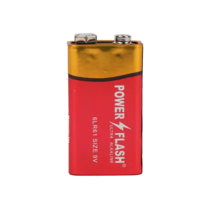 Competitive Price Power Flash Durable Brand 6LR61 9V Alkaline Battery