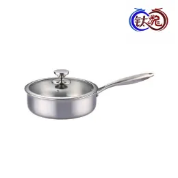 Stainless steel frying pan