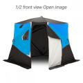 Wide-Bottom Pop-Up Portable Ice Shelter