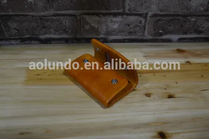 New design plain leather key wallet key holder