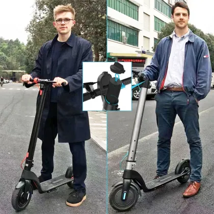 Electric Scooter with Dual Motors, 48V Battery: M5 HX 9 X7 E-Wheel Adult Kick Foot Scooter