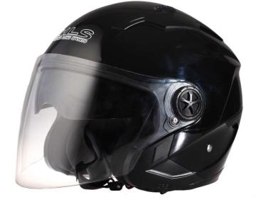 HLS Brand,DP603 Double Visor Half face helmet with high quality,ECE Certification Standard,