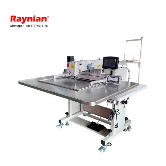 Raynian 6040F Computerized Pattern Automatic Industrial Sewing Machine with Dahao System for Leather and Luggage Manufacturing