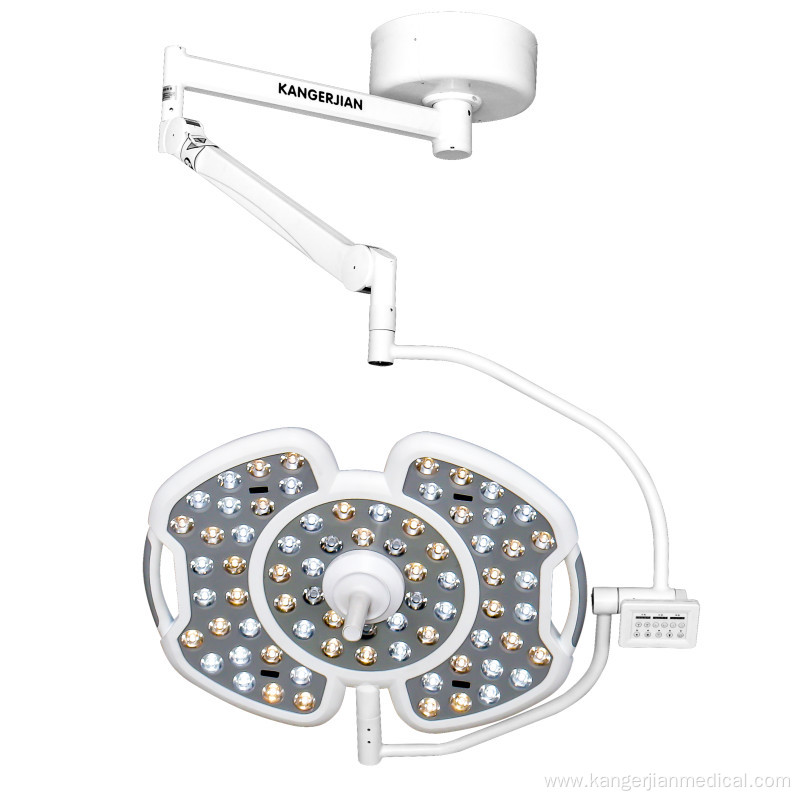 New design ceiling mounted 2 head LED shadowless operating light for surgical lamp for operating theatre