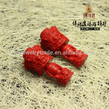 Native cinnabar Pluto head Guru Beads factory wholesale